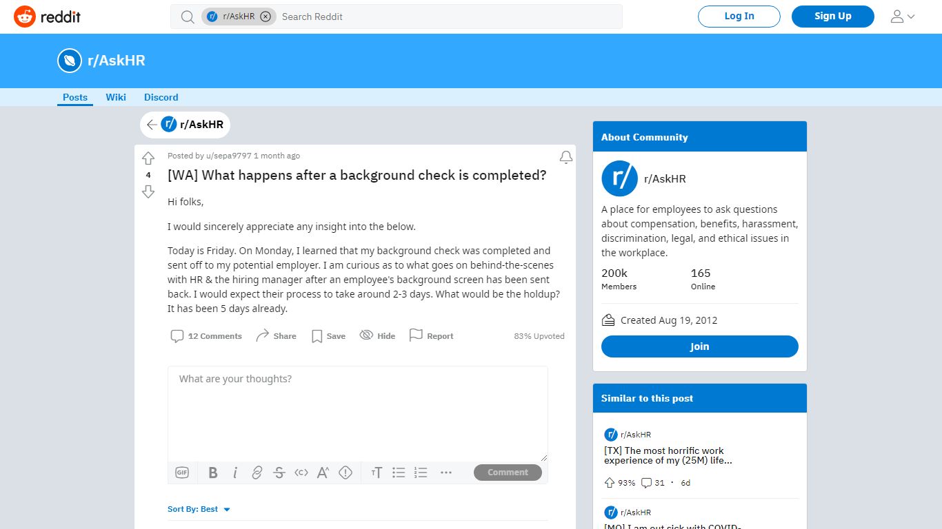 [WA] What happens after a background check is completed?